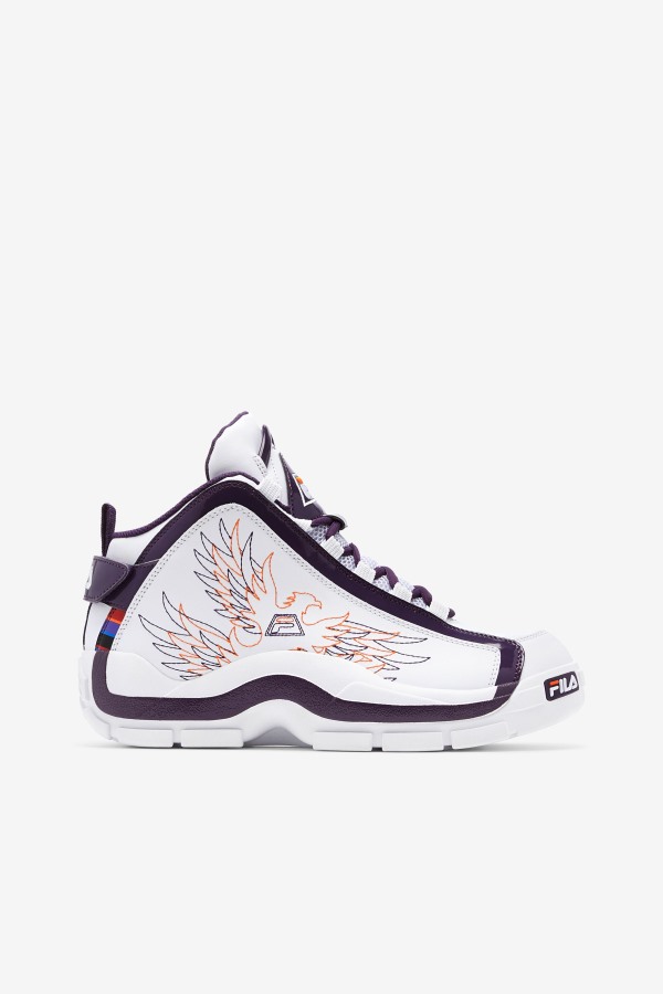 White/Purple Pennant/Orange Fila Outlets Women's Grant Hill 2 History
