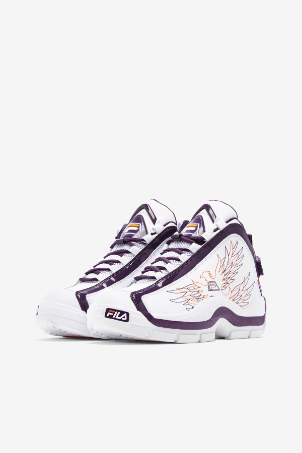 White/Purple Pennant/Orange Fila Outlets Women\'s Grant Hill 2 History
