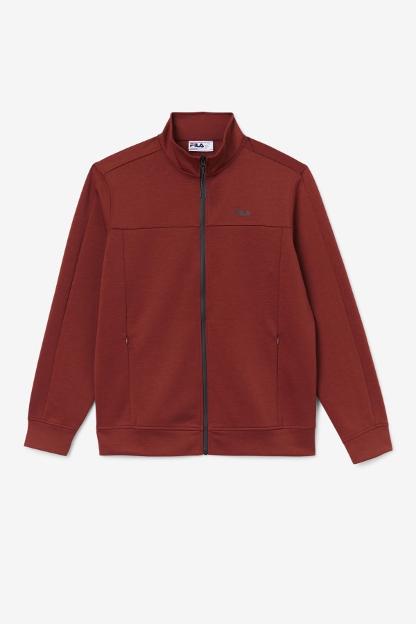 Gonal Zip Jacket Russet Brown/Black Fila Outlets