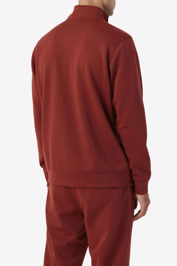 Gonal Zip Jacket Russet Brown/Black Fila Outlets