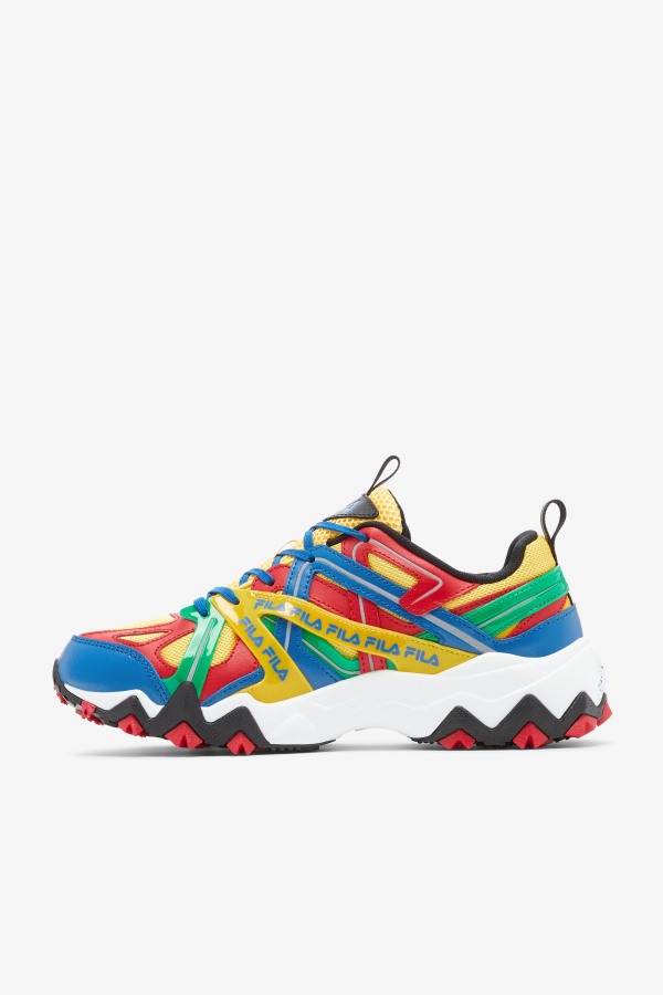 Fila Outlets Lemon/Red/Imperial Blue Men\'s Electromont