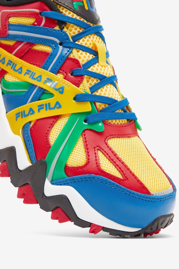 Fila Outlets Lemon/Red/Imperial Blue Men\'s Electromont