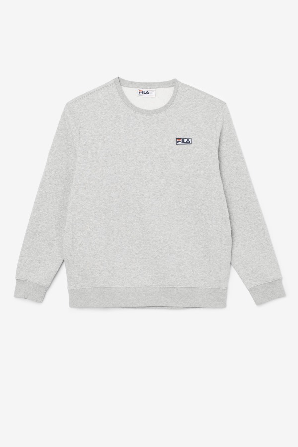 Fila Outlets Garran Crew Grey Heather/White