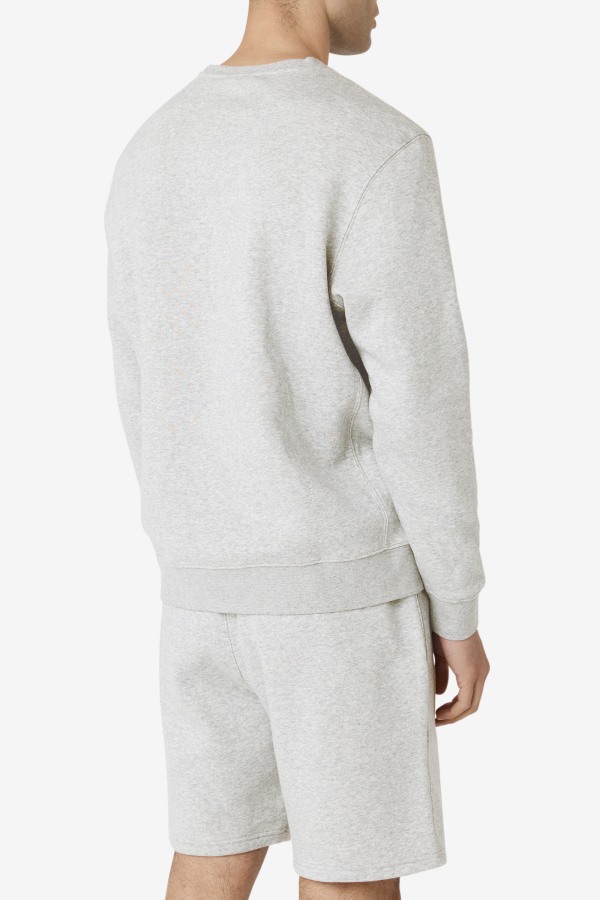 Fila Outlets Garran Crew Grey Heather/White