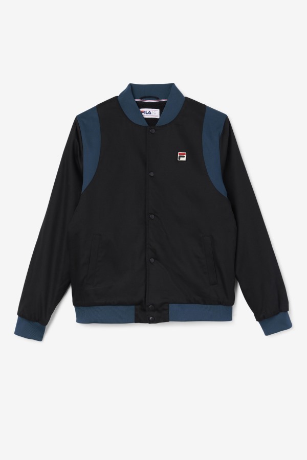 Black/Teal Cree Bomber Fila Outlets