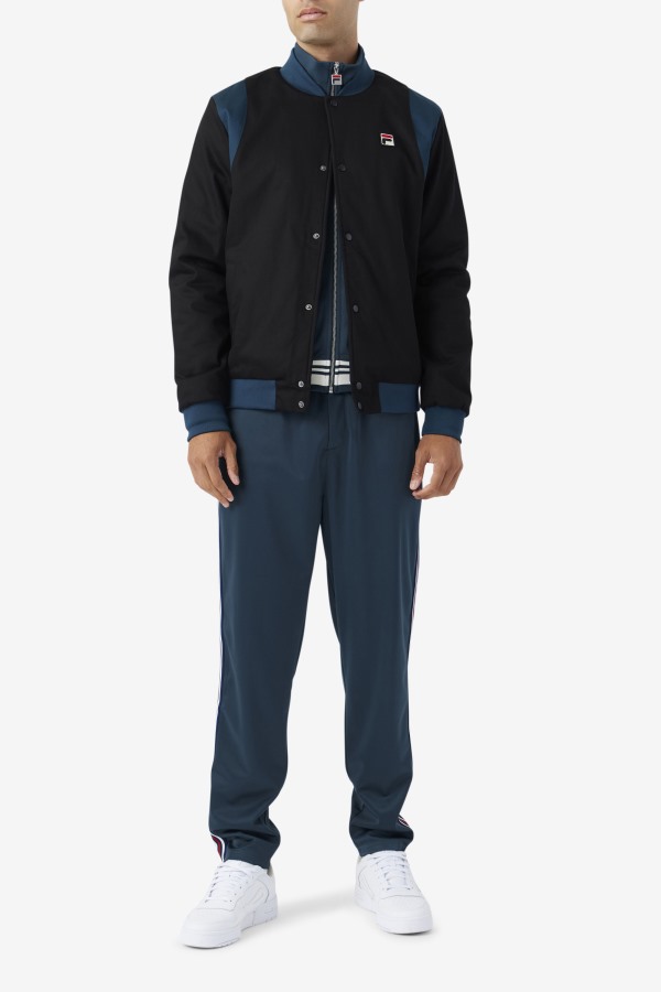 Black/Teal Cree Bomber Fila Outlets
