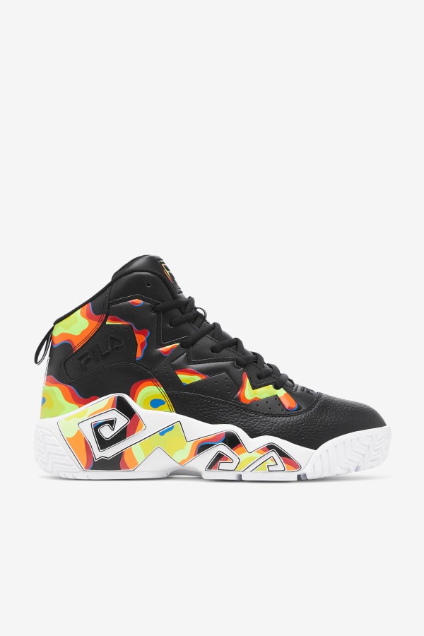 Fila Outlets Black/Red Orange/Red Men's MB