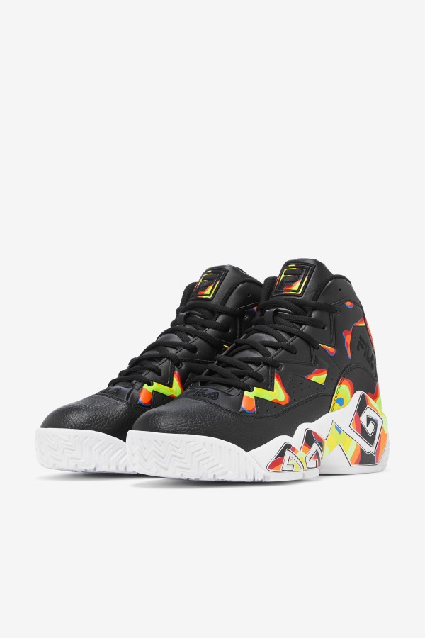 Fila Outlets Black/Red Orange/Red Men\'s MB