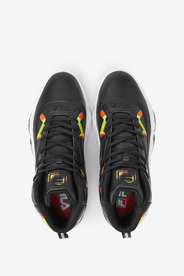 Fila Outlets Black/Red Orange/Red Men\'s MB