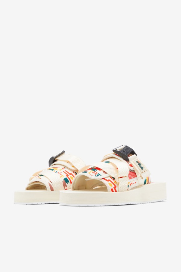 Fila Outlets Men\'s Sol-Slide V2 Gardenia/June Bug/Adobe