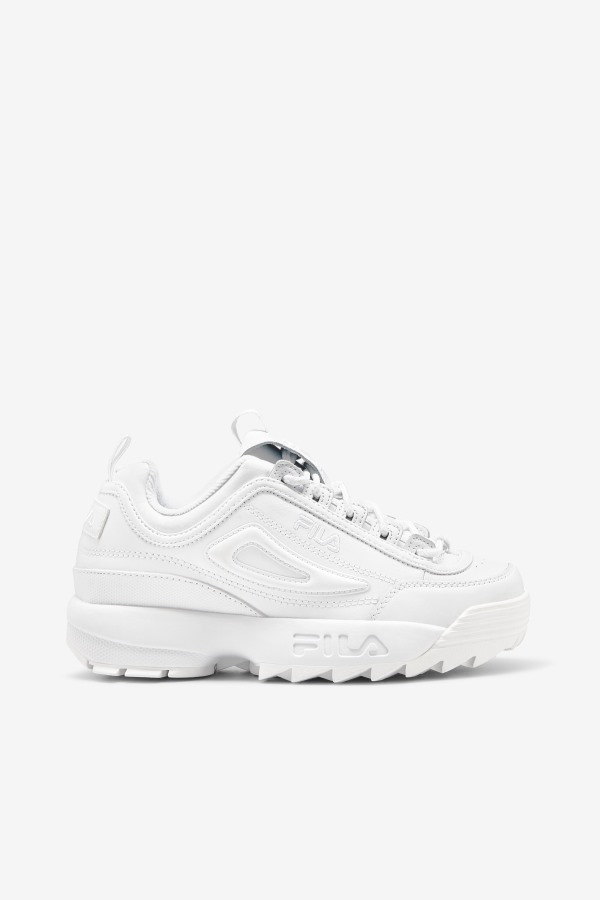 Triple White Fila Outlets Women's Disruptor 2 Premium