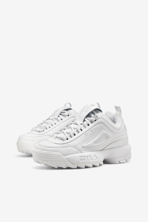 Triple White Fila Outlets Women\'s Disruptor 2 Premium