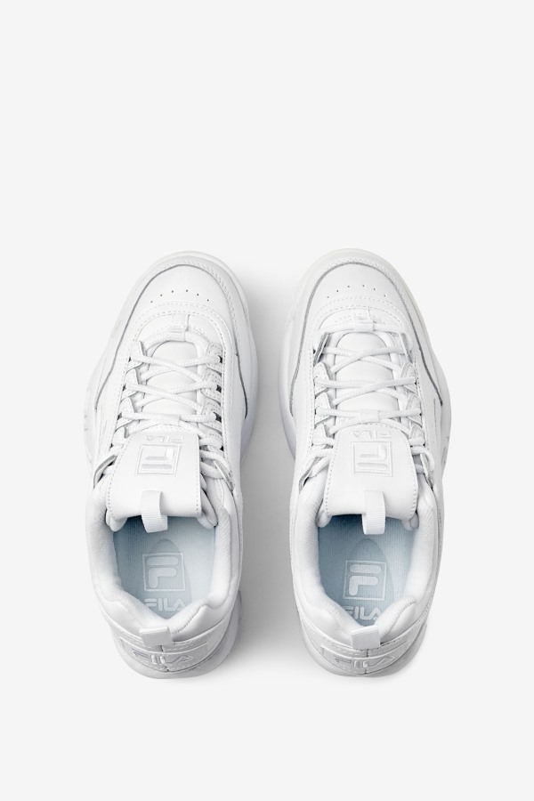 Triple White Fila Outlets Women\'s Disruptor 2 Premium