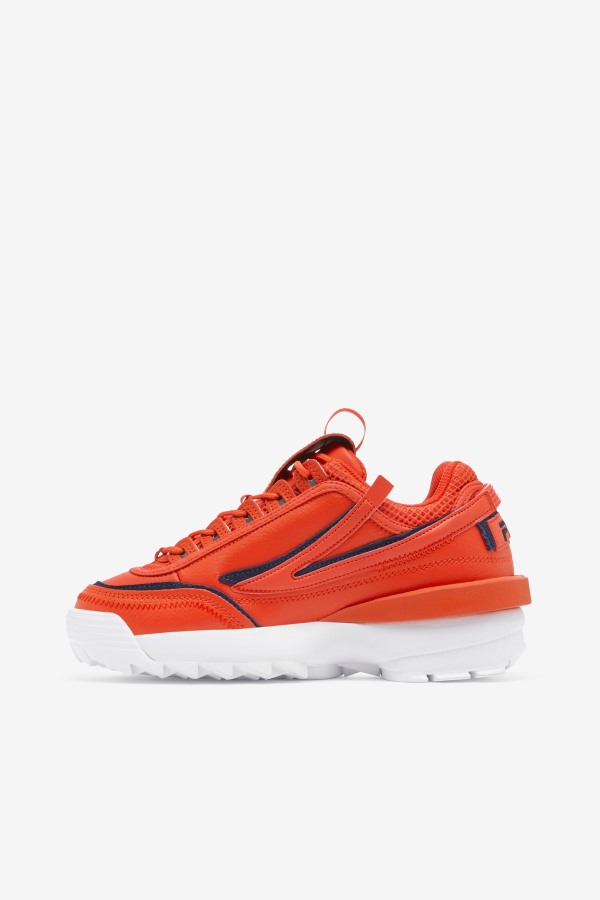 Women\'s Disruptor 2 Exp Fila Outlets Orange.Com/Navy/White