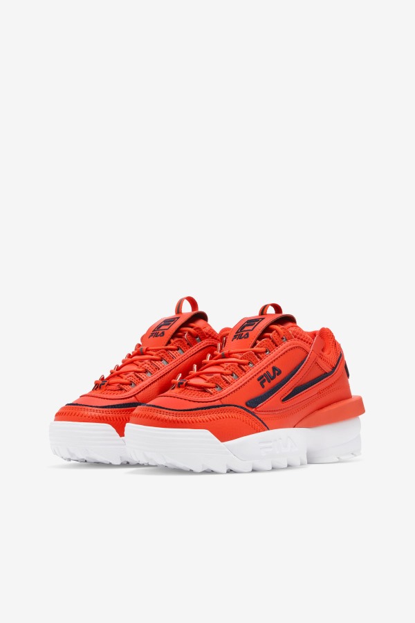 Women\'s Disruptor 2 Exp Fila Outlets Orange.Com/Navy/White