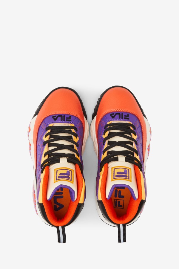 Big Kids\' MB Fila Outlets Orange/Purple/Red Orange