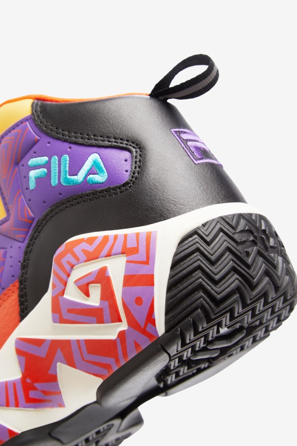 Big Kids\' MB Fila Outlets Orange/Purple/Red Orange