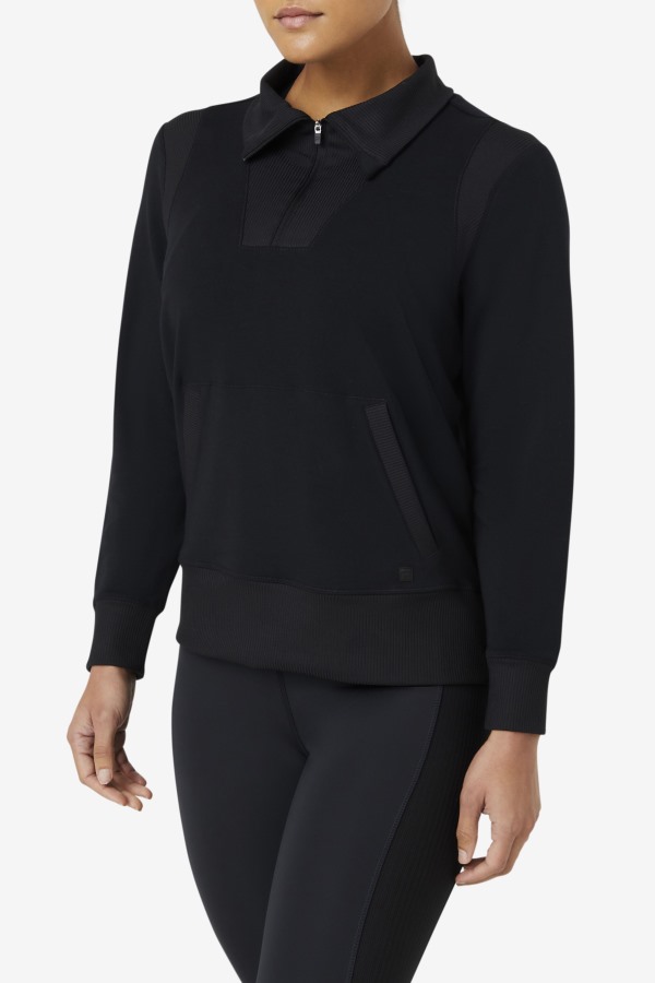 Fi-Lux Half Zip Fila Outlets Black
