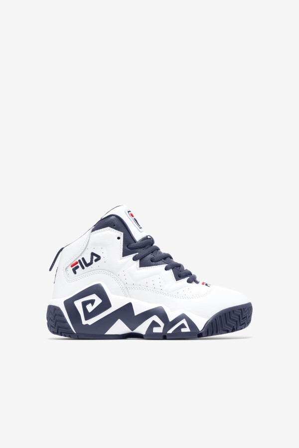 White/Navy/Red Fila Outlets Little Kids' Mb