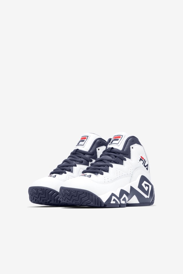 White/Navy/Red Fila Outlets Little Kids\' Mb