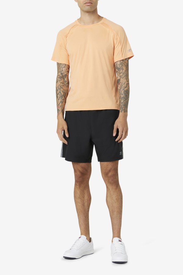 Cantaloupe Fila Outlets Pickleball Short Sleeve Crew