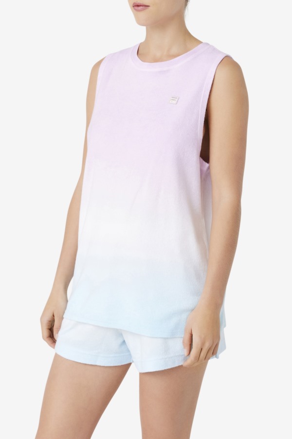 Betti Sleeveless Top Orchid/Blue/Tender Peach Fila Outlets