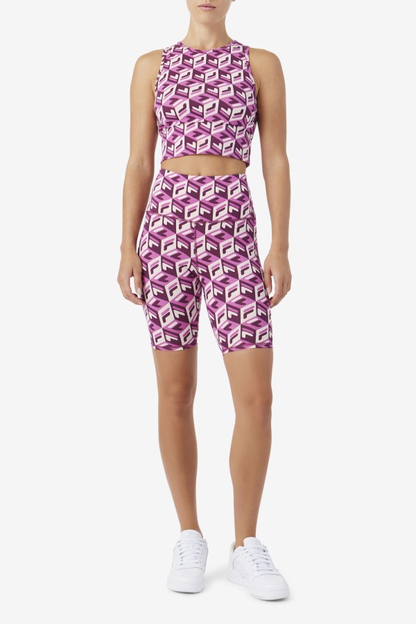 Rouge/Potpourri/Grape Wine Fila Outlets Ainhoa Bike Short