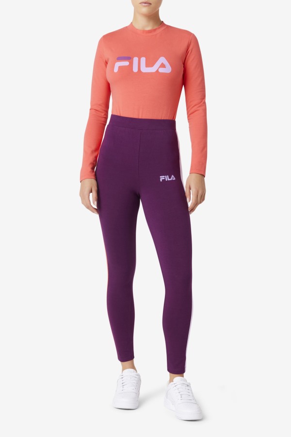 Pickled Beet Mercy Legging Fila Outlets