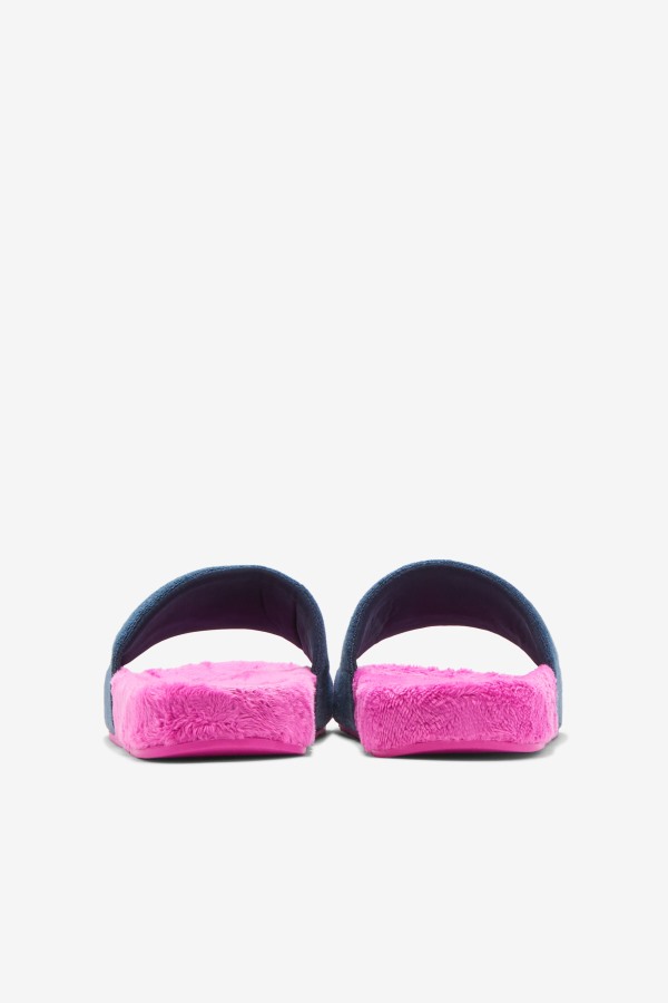 Fila Outlets Terry Drifter Slide Ocean/Purple/Yellow
