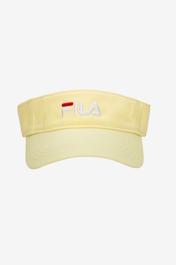 Embroidered Visor Fila Outlets Tender Yellow