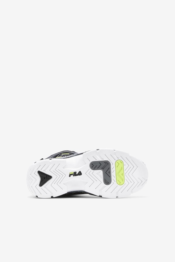 Black/Sunny Lime/Castlerock Big Kids\' Grant Hill 2 Fila Outlets