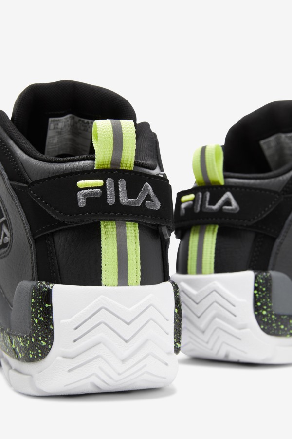 Black/Sunny Lime/Castlerock Big Kids\' Grant Hill 2 Fila Outlets