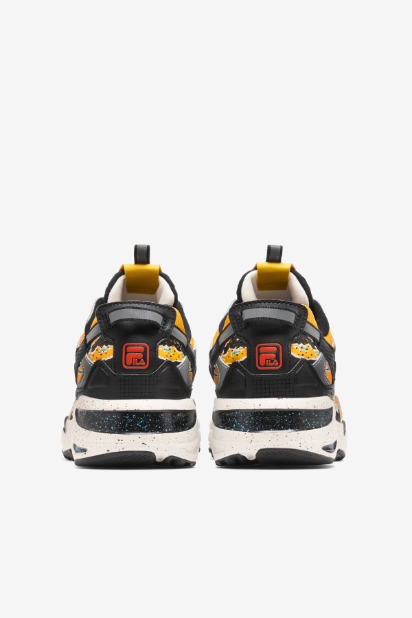 Men\'s Ray Tracer Apex Fila Outlets Black/Golden Rod/White