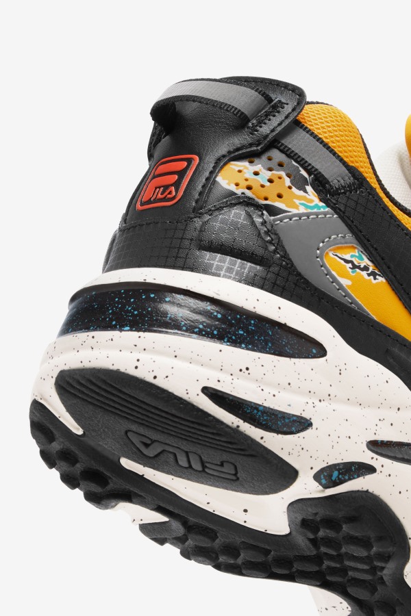 Men\'s Ray Tracer Apex Fila Outlets Black/Golden Rod/White