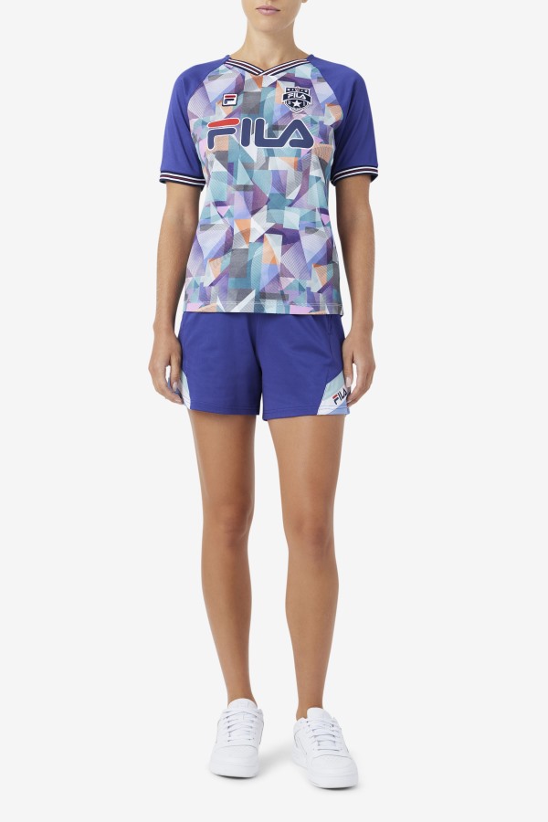 Blue/Ether/White Oeakleigh Shorts Fila Outlets