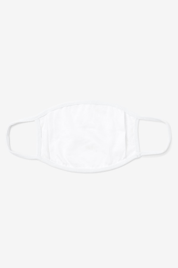 Fila Outlets White Tennis Print Face Mask White