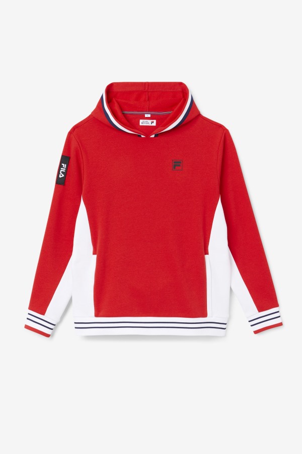 Bevans Park Hoodie Fila Outlets Red