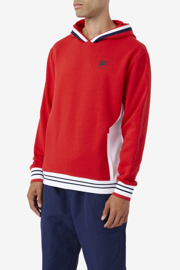 Bevans Park Hoodie Fila Outlets Red