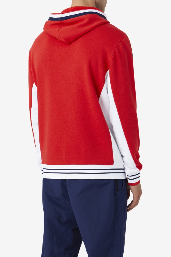 Bevans Park Hoodie Fila Outlets Red
