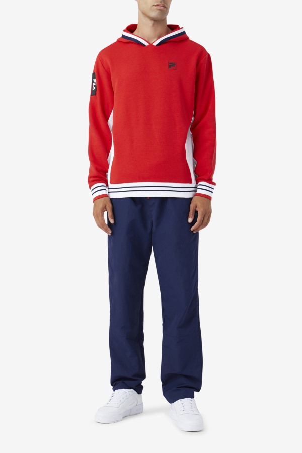 Bevans Park Hoodie Fila Outlets Red