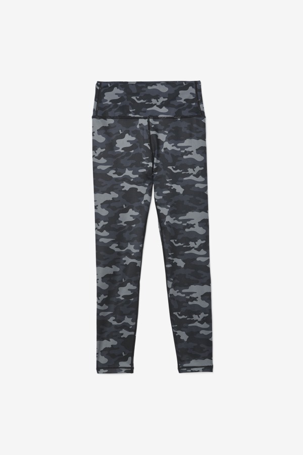 Fila Outlets Dark Camo/Black Forza Sleek 7/8 Leggings