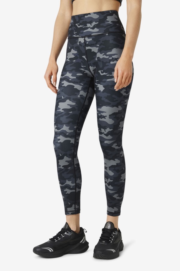 Fila Outlets Dark Camo/Black Forza Sleek 7/8 Leggings