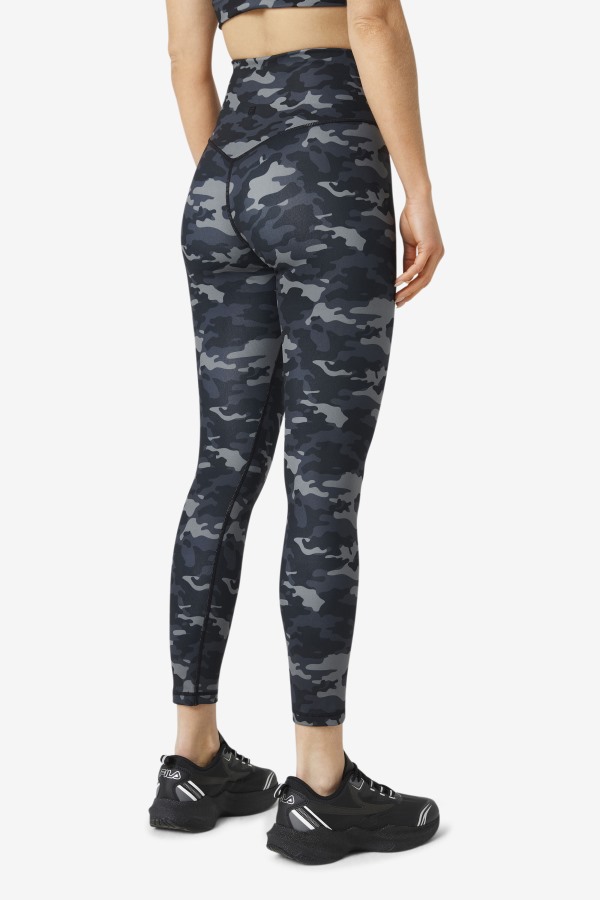 Fila Outlets Dark Camo/Black Forza Sleek 7/8 Leggings