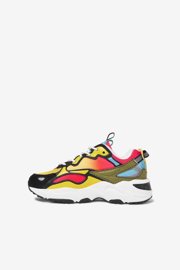 Black/Diva Pink/White Big Kids\' Ray Tracer Apex Fila Outlets