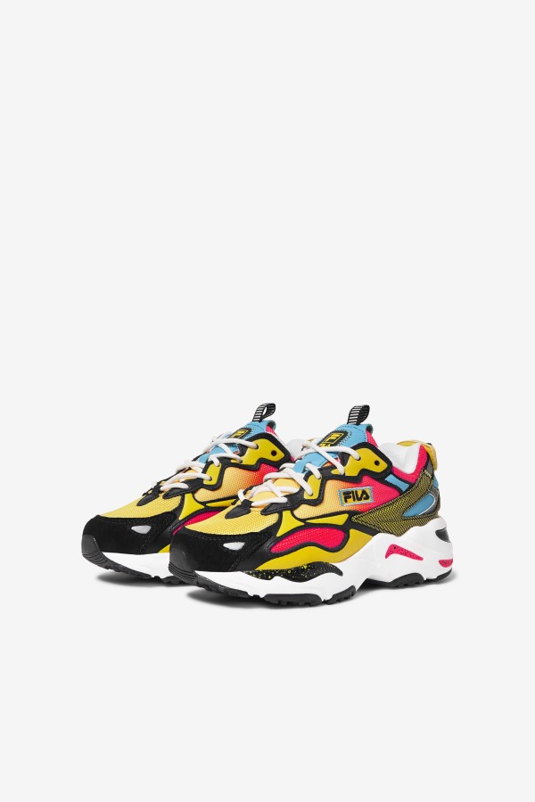 Black/Diva Pink/White Big Kids\' Ray Tracer Apex Fila Outlets