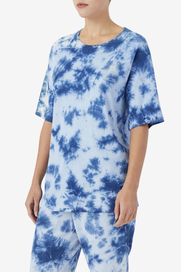 Ayan Tee Fila Outlets Majolica Blue/Stone