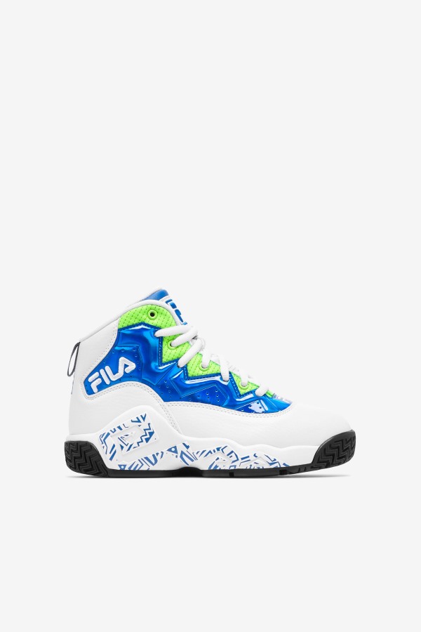 Fila Outlets White/Blue/Green Big Kids' Mb Night Walk