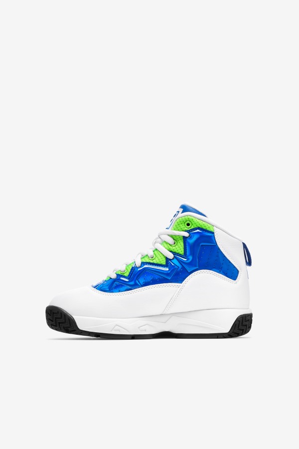 Fila Outlets White/Blue/Green Big Kids\' Mb Night Walk