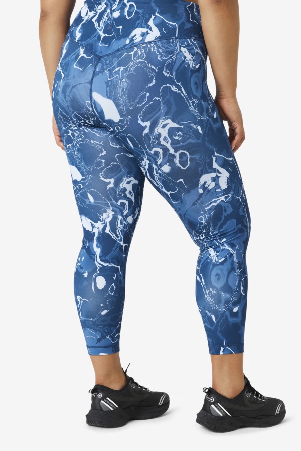 Forza Sleek 7/8 Leggings Navy Marble Fila Outlets