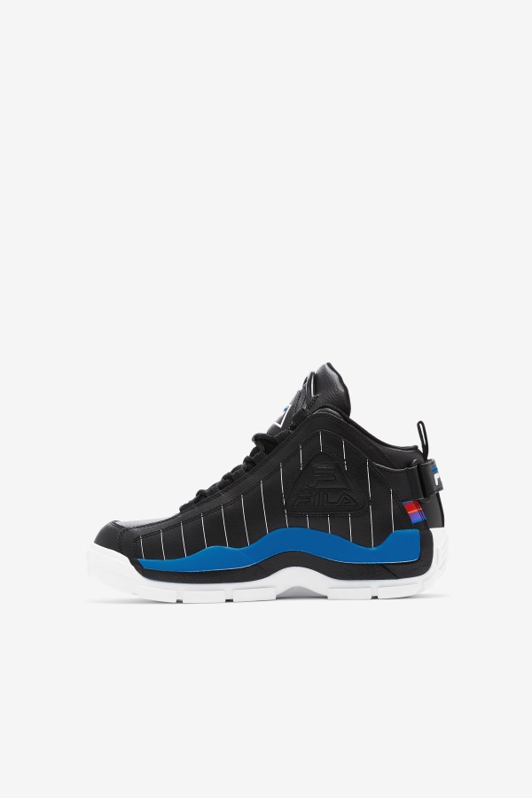 Big Kids\' Grant Hill 2 History Fila Outlets Black/White/Imperial Blue